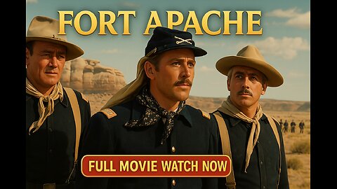 Fort Apache (1948) – John Wayne & Henry Fonda Lead a Frontier Showdown | Full Movie