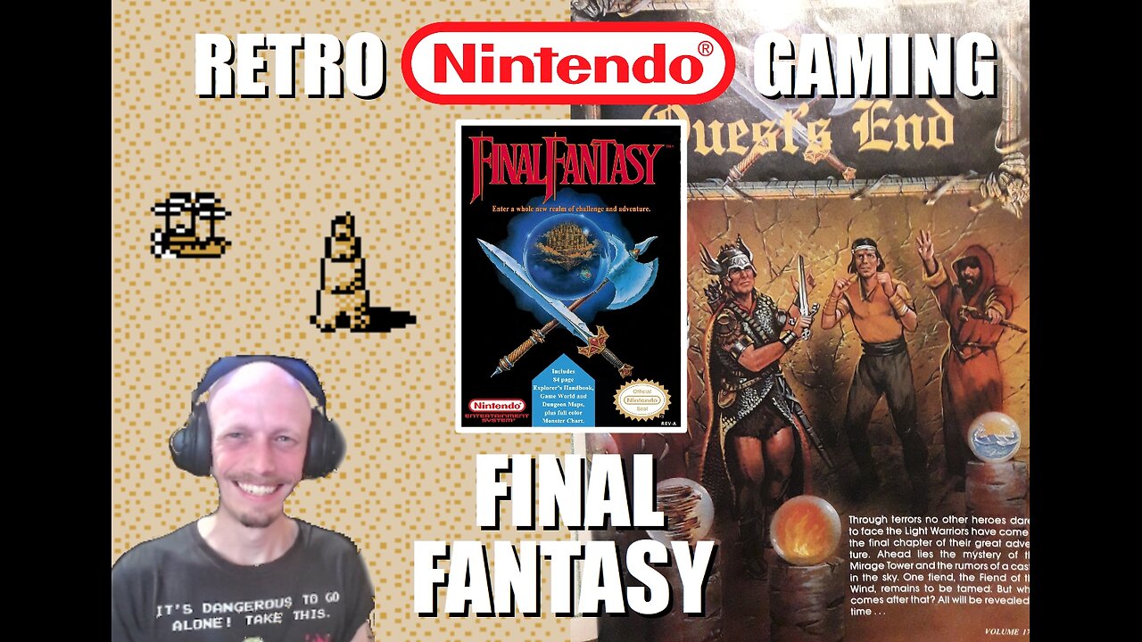 Final Fantasy (NES): When the World is Veiled in Darkness, Four Young Warriors Arrive to Fight Chaos