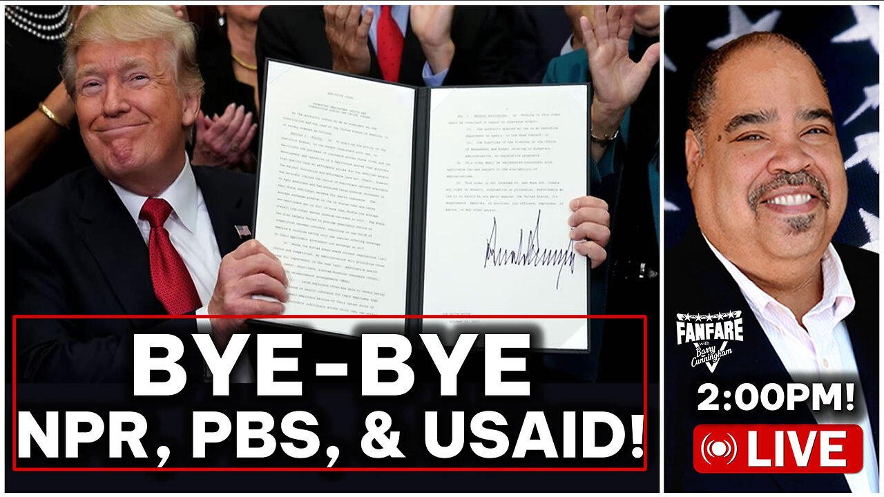 WATCH LIVE: PRESIDENT TRUMP SIGNS LAWS ON CRYPTO AND ENDS NPR, PBS, & USAID!