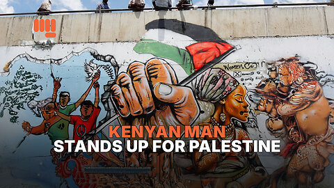 KENYAN MAN STANDS UP FOR PALESTINE