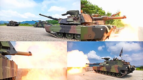 US Army Soldiers in South Korea Fire M1A2 Abrams! Gunner Qualification. [2024]