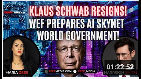 "Harrison Smith: Klaus Schwab Resigns, WEF Gears Up for AI Skynet Global Government"