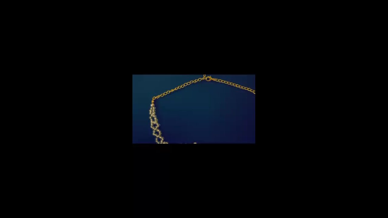Handcrafted beaded necklace