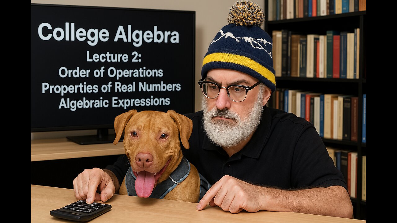 College Algebra: Lecture 2: Properties of Real Numbers, Algebraic Expressions, Order of Operations