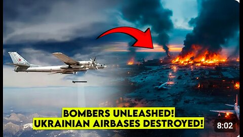 BREAKING: TU-95 and TU-160 Strike Back! Ukraine’s Airbases Obliterated in Hours!