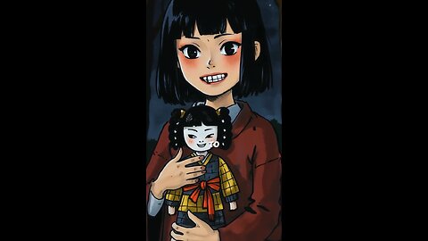 Old Japanese doll okiou