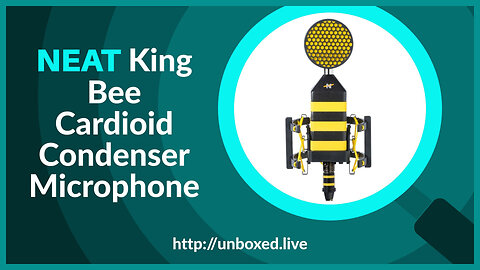 NEAT King Bee Cardioid Condenser Microphone - PLUGHITZ Live Unboxed