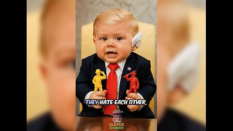 Baby Pres. Trump on Baby Putin and Baby Zelenskyy