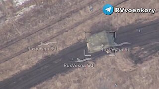 Footage of repelling the enemy offensive at the Belgorod border