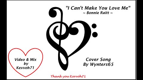 My Cover of "I Can't Make You Love Me" - Bonnie Raitt