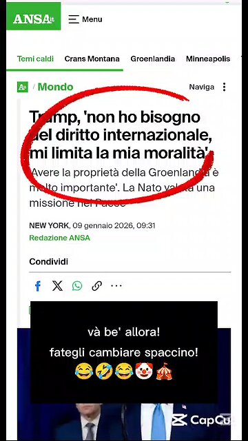 la notizia del giorno