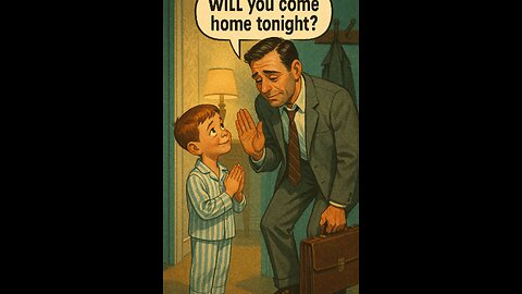 Dad, Will You Come Home Tonight?” — The Question That Broke Him 💔