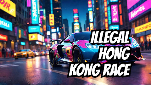 Illegal Hong Kong Race | Full Speed | Blender Cinematic