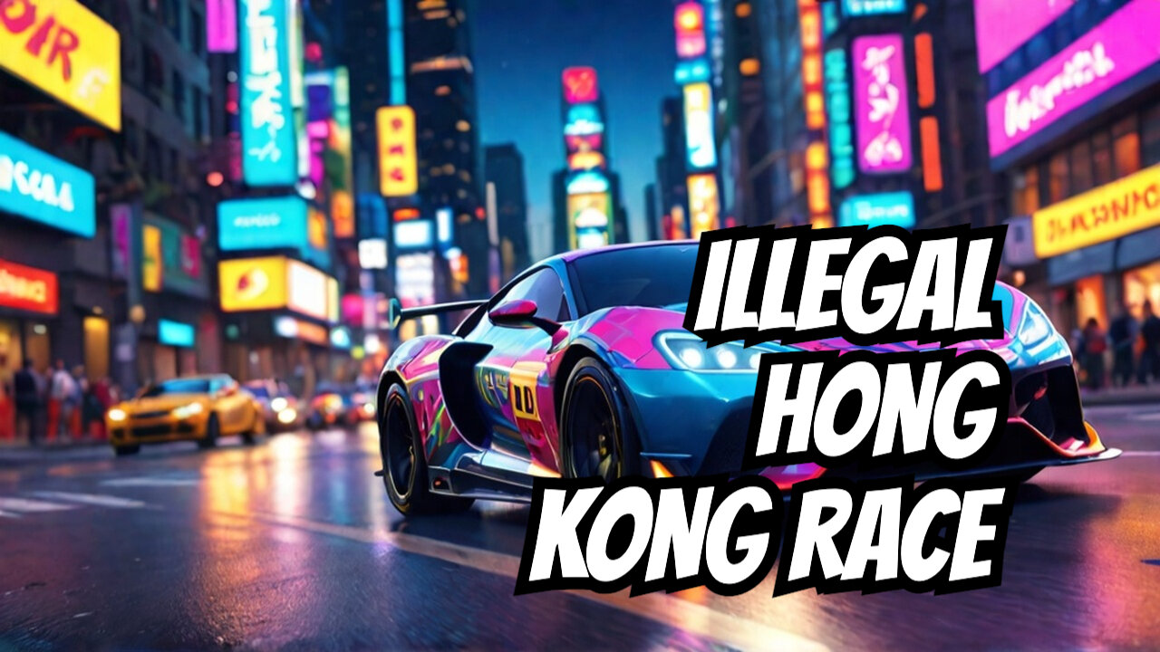 Illegal Hong Kong Race | Full Speed | Blender Cinematic
