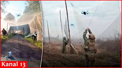 Ukraine uses fishing nets on frontline for “catching” Russian drones