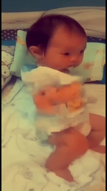 This baby’s first step was to my song 😂