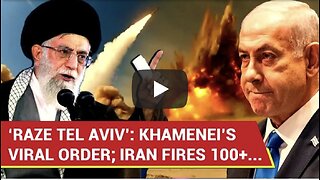 Wipe Out Tel Aviv NOW…’: Khamenei’s TERRIFYING Order Viral As Iran Rains 100+ Drones On Israel