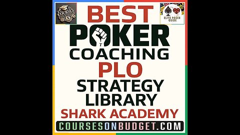 Best Poker Coaching PLO Strategy Library Shark Academy