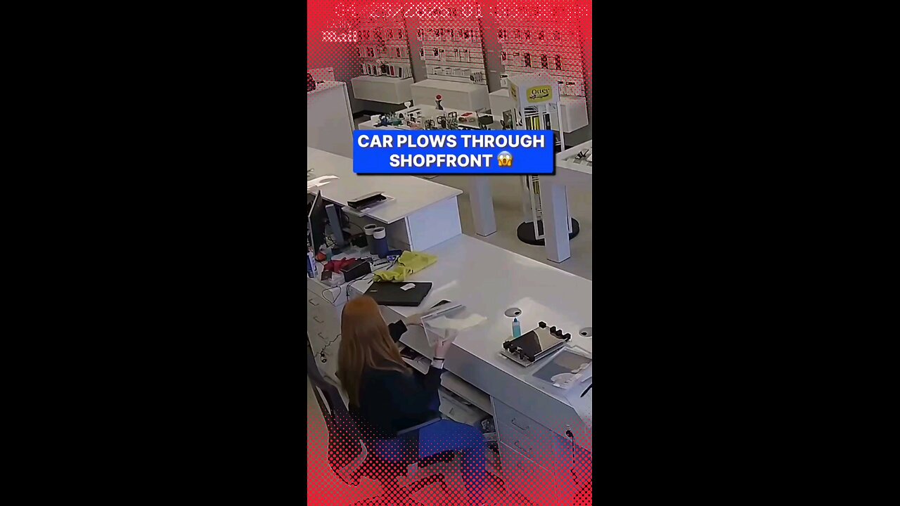 Car Crashes Into Alberta Phone Store, Sends Workers Fleeing.