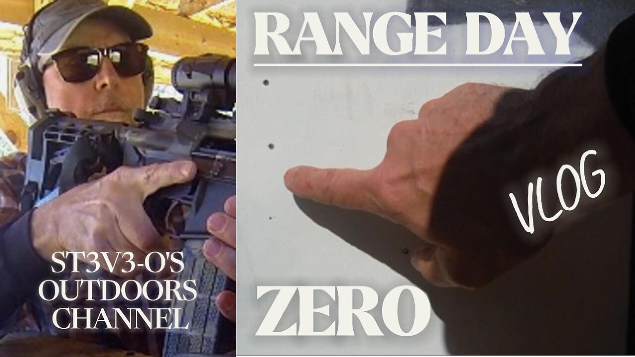 Range day SHORT with @ST3V3-O outdoors channel, ZERO.