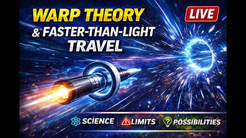 Warp Theory & Faster-Than-Light Travel | Science, Limits & Possibilities (LIVE)