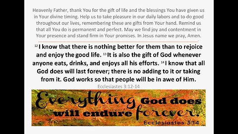 October 26 Service