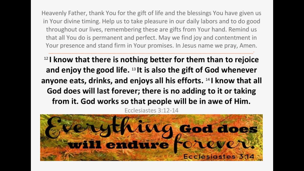 October 26 Service