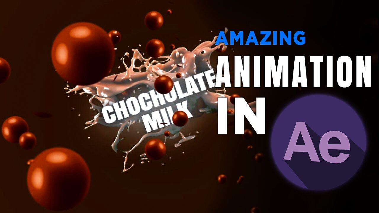 Advertisement for Chocolate Milk created in After FX