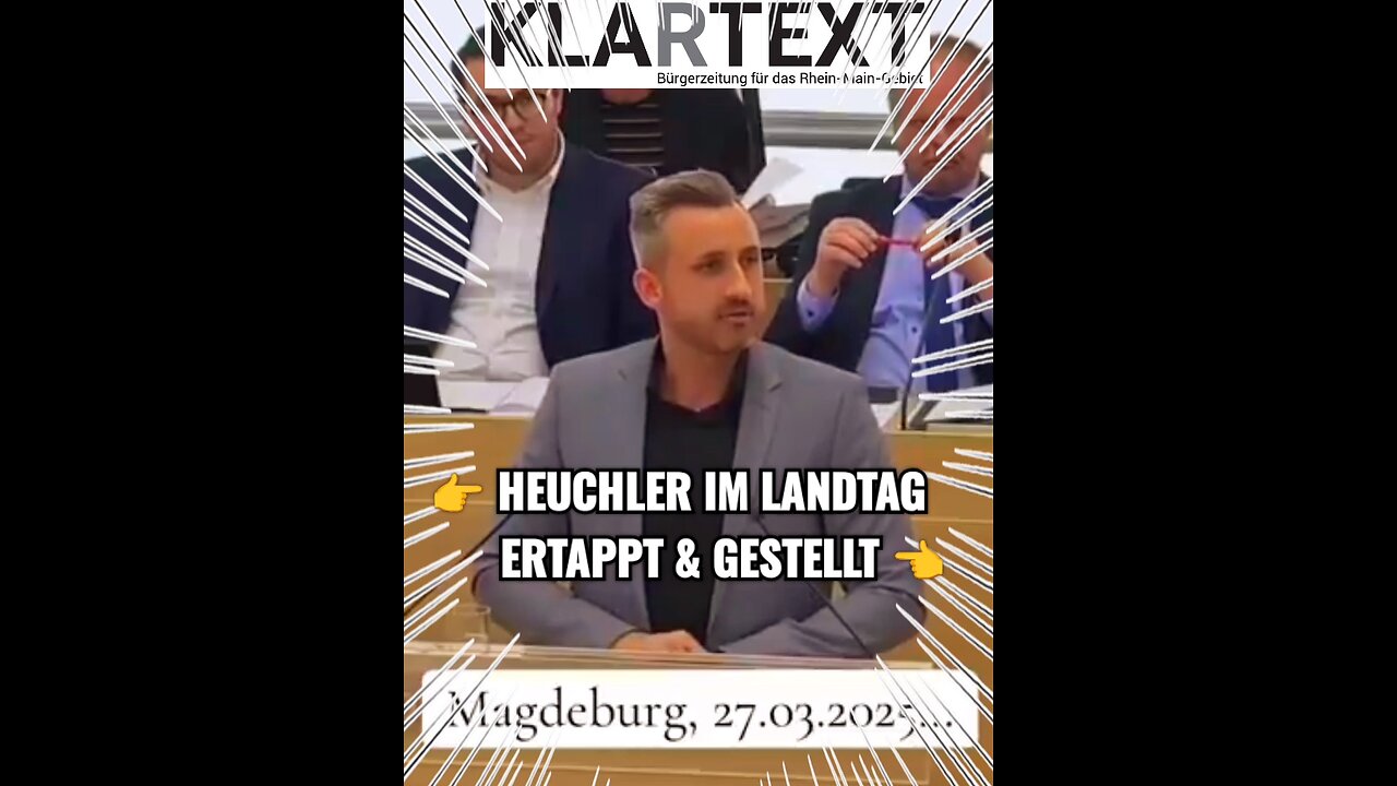 Heuchler im Landtag ertappt