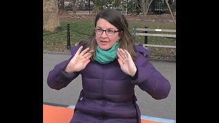 Luodong Massages White European Woman At Washington Square Park