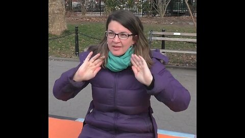 Luodong Massages White European Woman At Washington Square Park