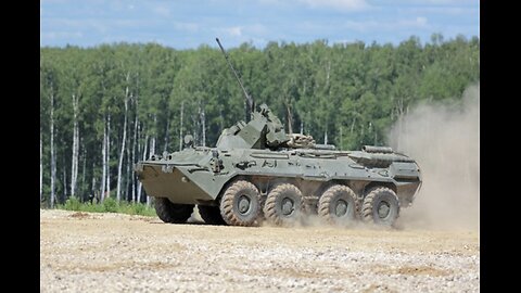 BTR-82A armored personnel carrier crew in Combat Training