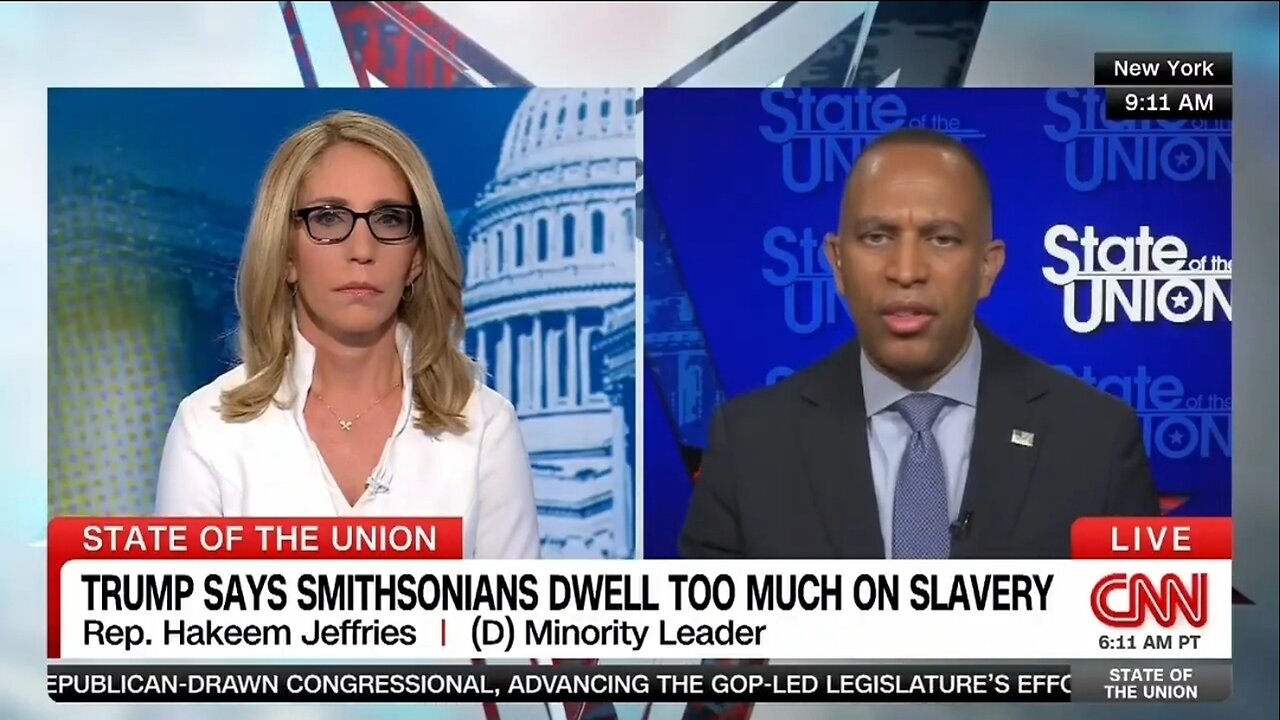 Rep Hakeem Jeffries Calls Trump A Racial Arsonist