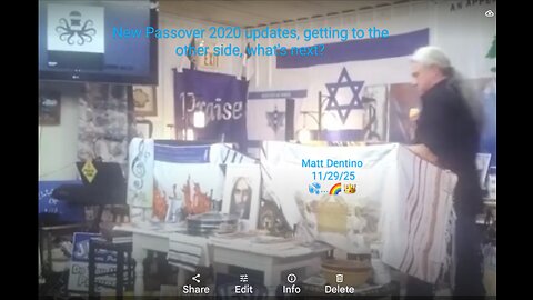 PART 2 of New Passover 2020 Vision Confirmations and Updates, 11.29.25, Matt Dentino