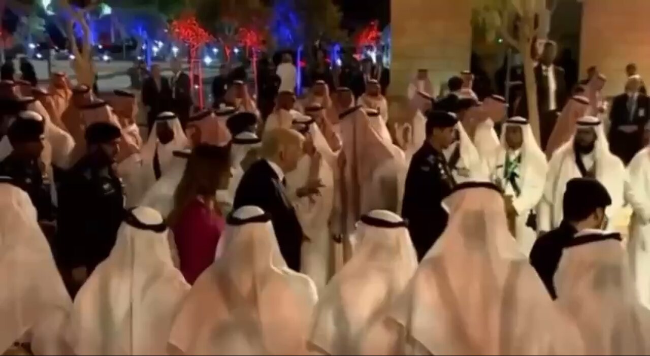 Epic Sword Dance Video During Trump’s 2017 Capitulation Tour