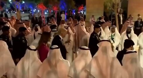 Epic Sword Dance Video During Trump’s 2017 Capitulation Tour
