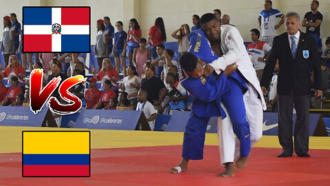 Dominicana 🇩🇴 vs Colombia 🇨🇴 en Judo Grupal por la medalla de bronce🥉|Juegos Centroamericanos 2018|