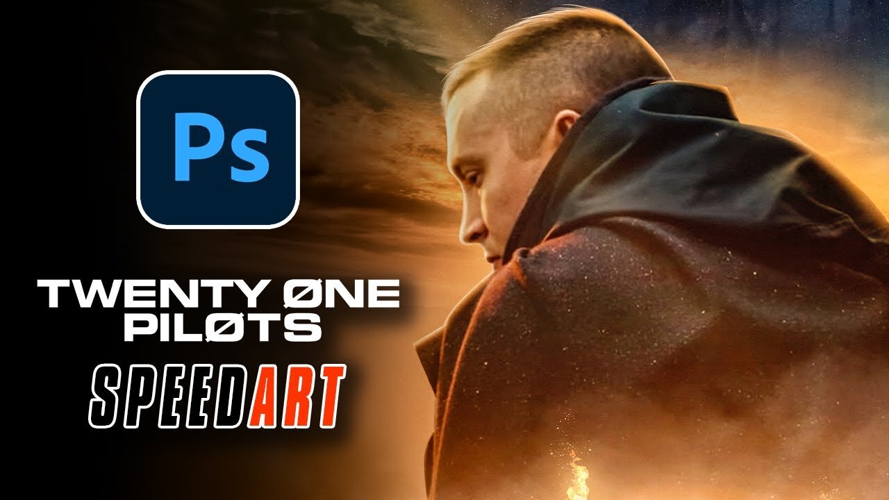 I made a Poster for TWENTY ONE PILOTS | Photoshop Speed Art