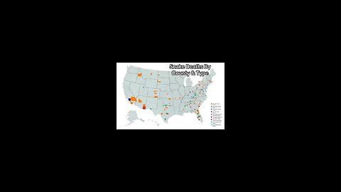 Snake deaths by county in America