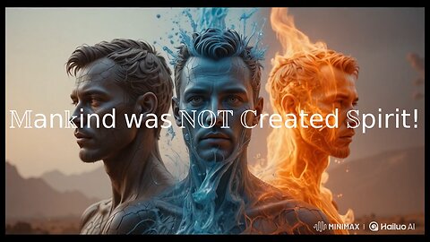 Mankind was NOT Created Spirit!