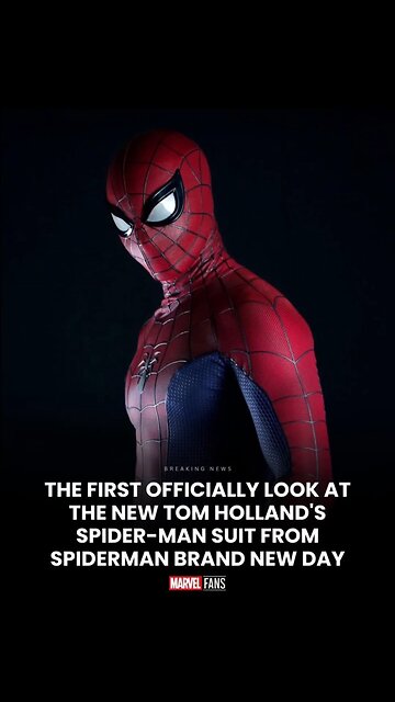 Tom Holland's New Spiderman Costume