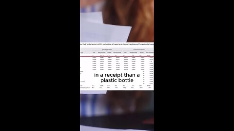 BPA in receipts...