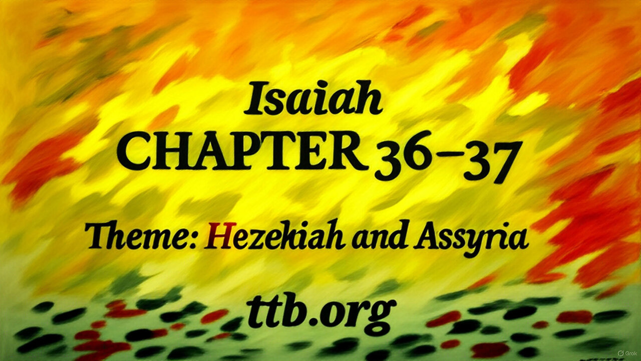 Isaiah Chapters 36-37 (Bible Study)