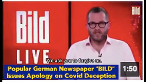 "Popular German Newspaper 'BILD' Issues Apology for Covid Deception: Major Development"