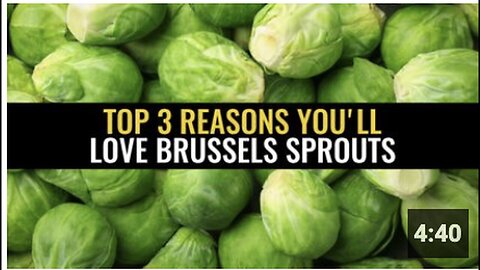 "Three Outstanding Reasons to Fall in Love with Brussels Sprouts"