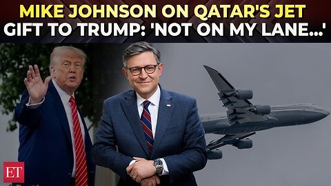 House Speaker Mike Johnson on Qatar's jet gift to Trump: 'Not on my lane ...'
