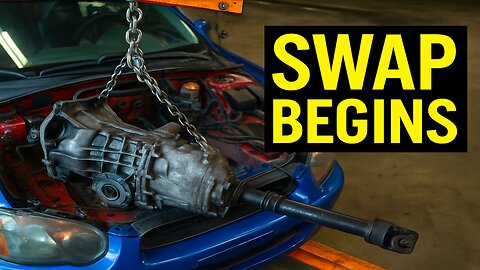 Rally car re-prep and drivetrain swap part 1