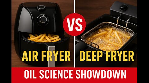 Air Fryer vs Deep Fryer – Oil Science Showdown 🍟⚡