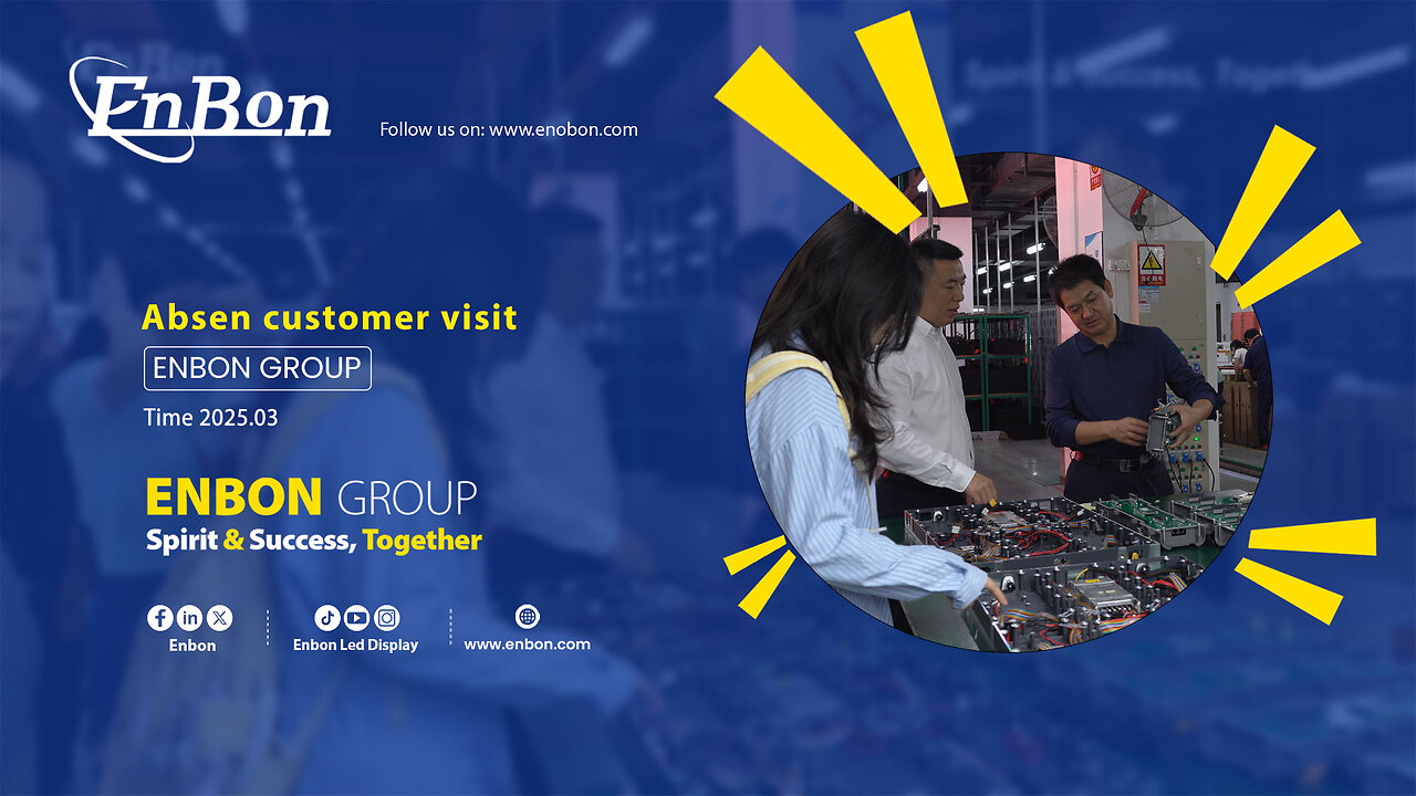 Absen Chairman visits Enbon to explore new development opportunities