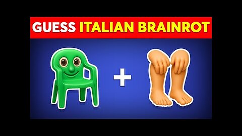 Guess the Italian Brainrot by Emojis 🧠😎🦈 Animal Brainrot Emoji Quiz